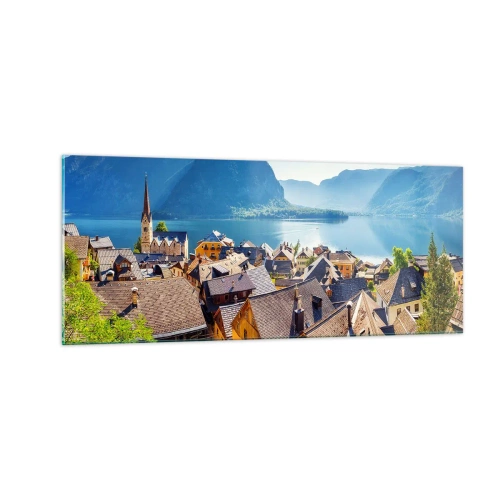 Billede på glas - Det kunne ikke være mere malerisk - 100x40 cm