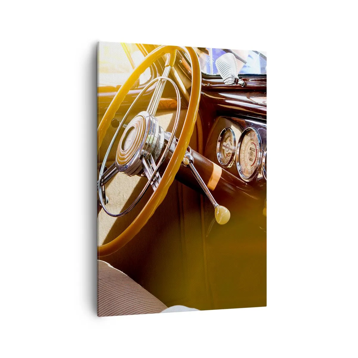 Lærredstryk - Billede på lærred - Et pust af luksus fra fortiden - 70x100 cm