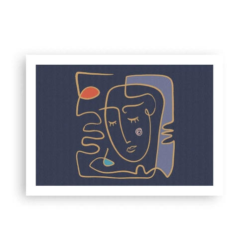 Plakat - I drømmerier - 70x50 cm