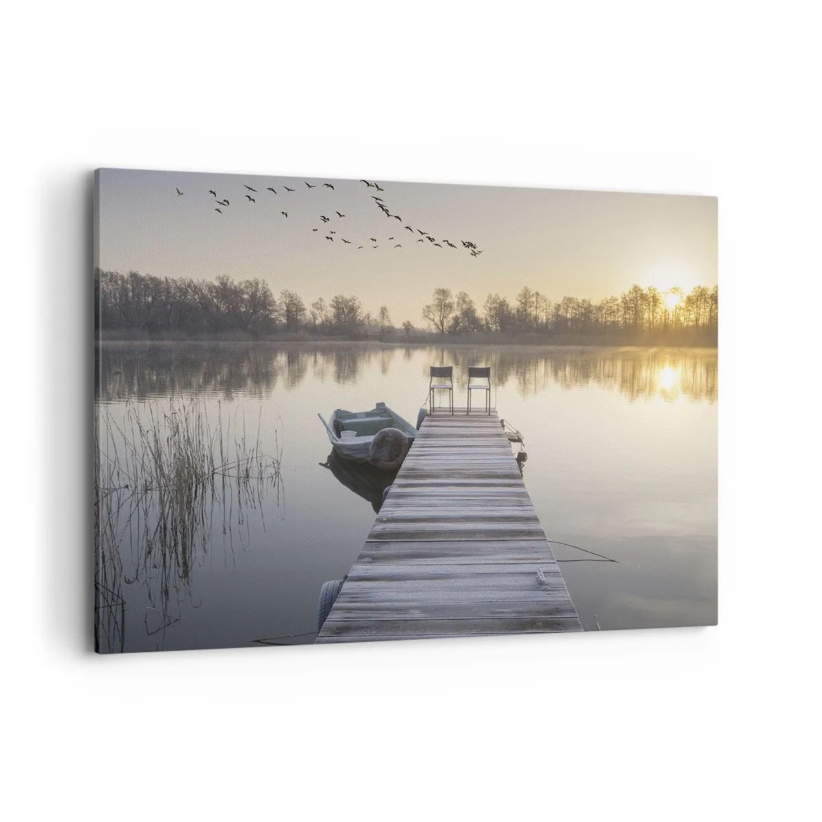 Lærredstryk - Billede på lærred - Jeg kommer tilbage om et stykke tid - 100x70 cm