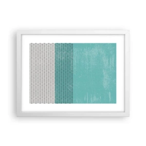 Plakat i hvid ramme - Balanceret sammensætning - 40x30 cm