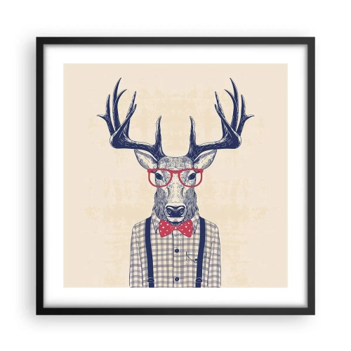 Plakat i sort ramme - Et underholdende ekstravaganza - 50x50 cm