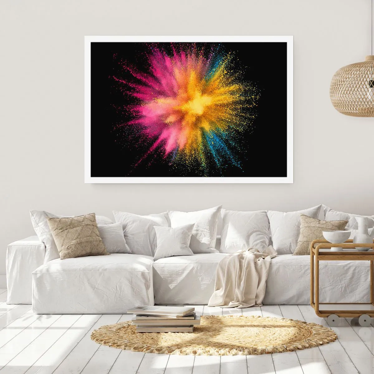 Plakat - Farvernes fødsel  - 50x40 cm
