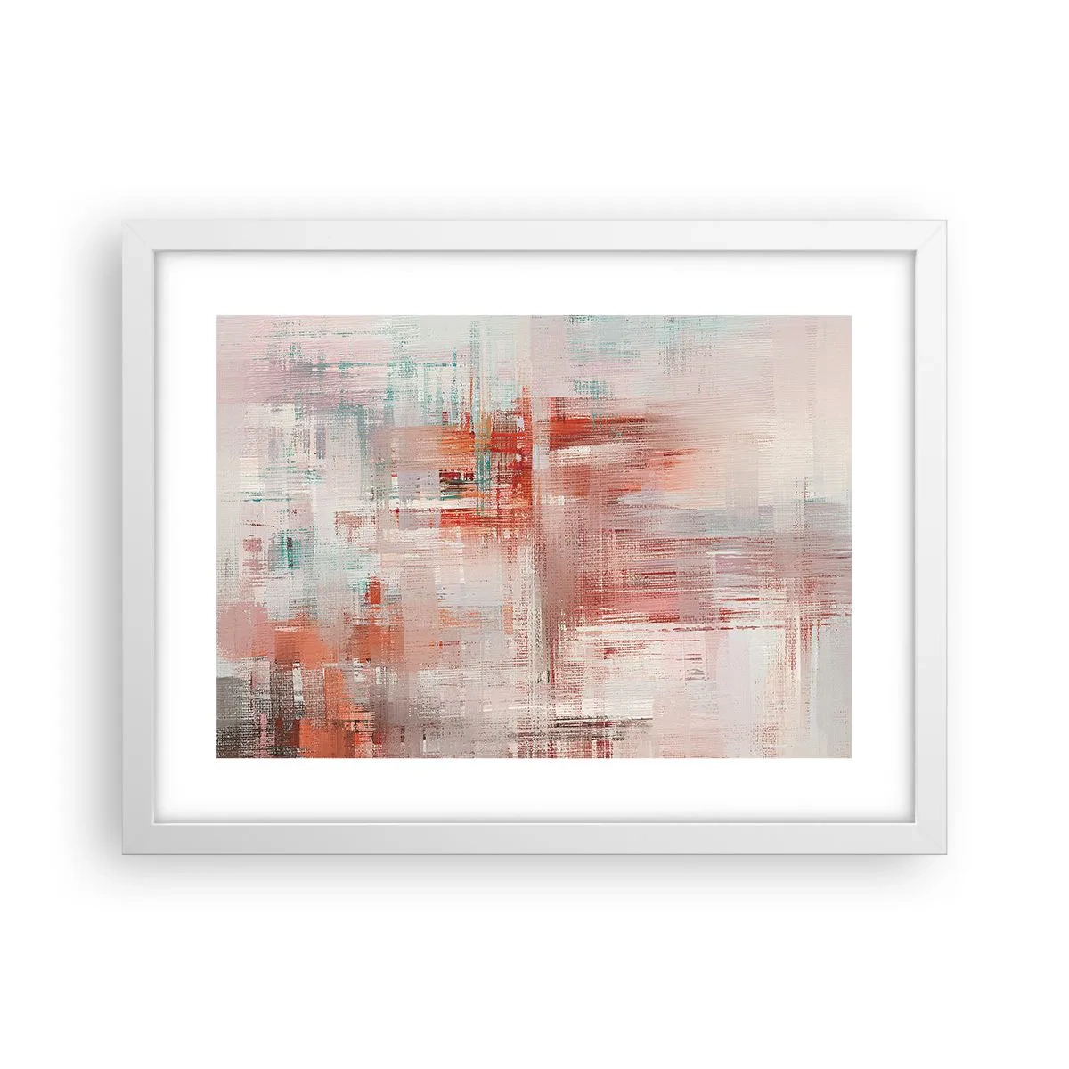 Plakat i hvid ramme - Diset. Hvor er dog det lyserødt - 40x30 cm