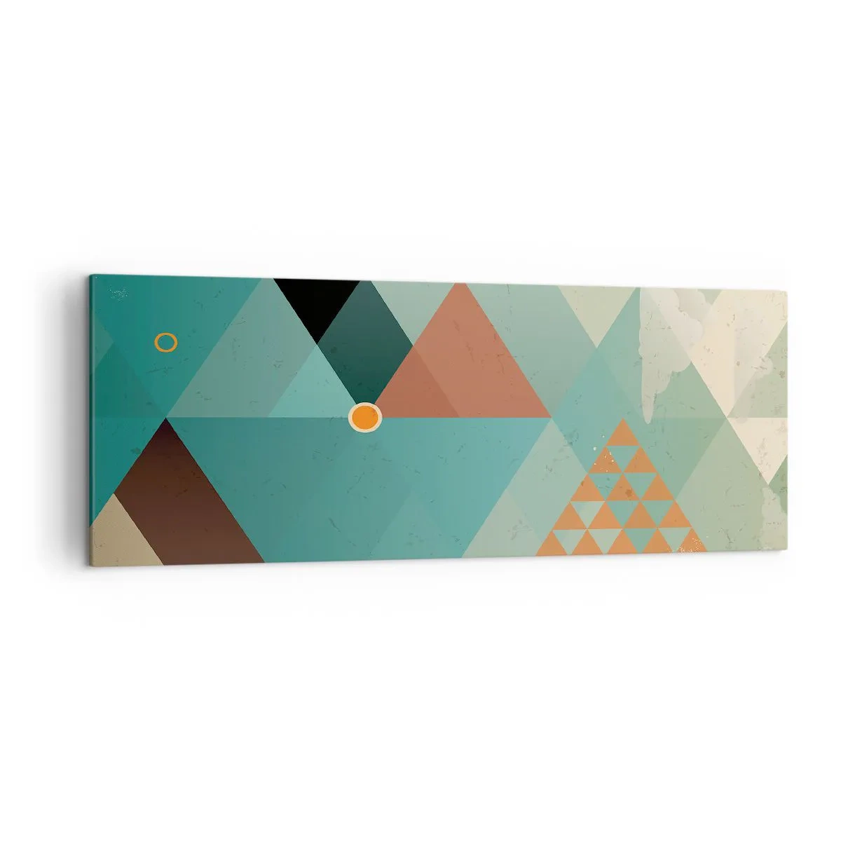 Lærredstryk - Billede på lærred - Enhed af mangfoldighed, mangfoldighed af enhed - 140x50 cm