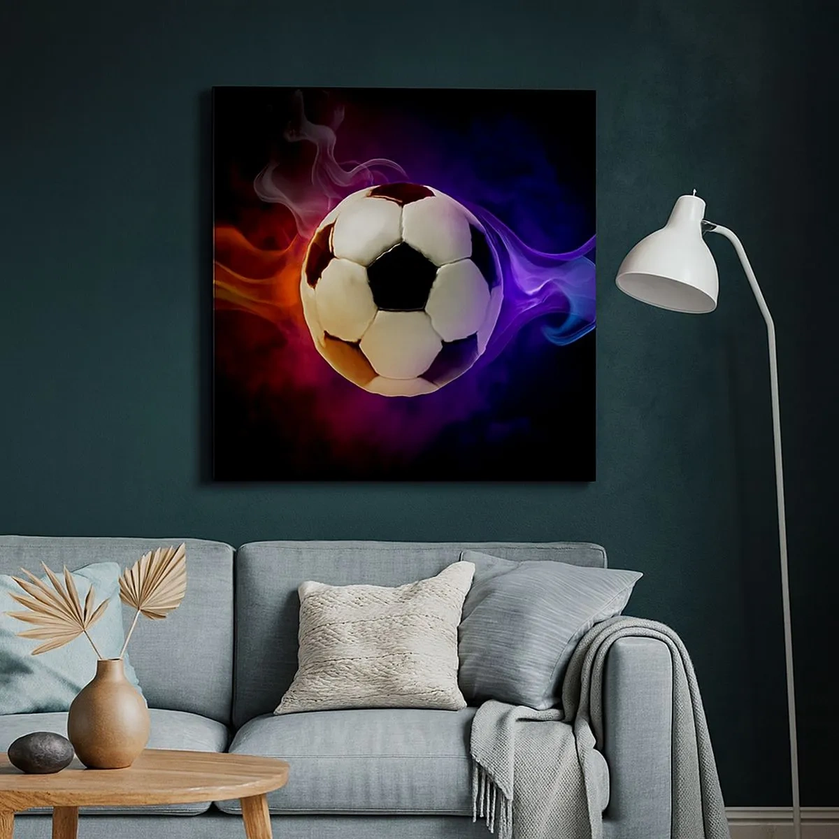 Lærredstryk - Billede på lærred - Spillets magiske kraft - 30x30 cm