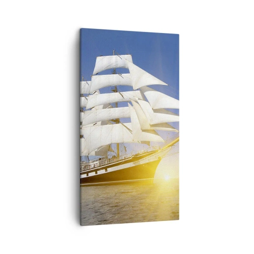 Lærredstryk - Billede på lærred - Deres tid vil aldrig gå forbi - 45x80 cm