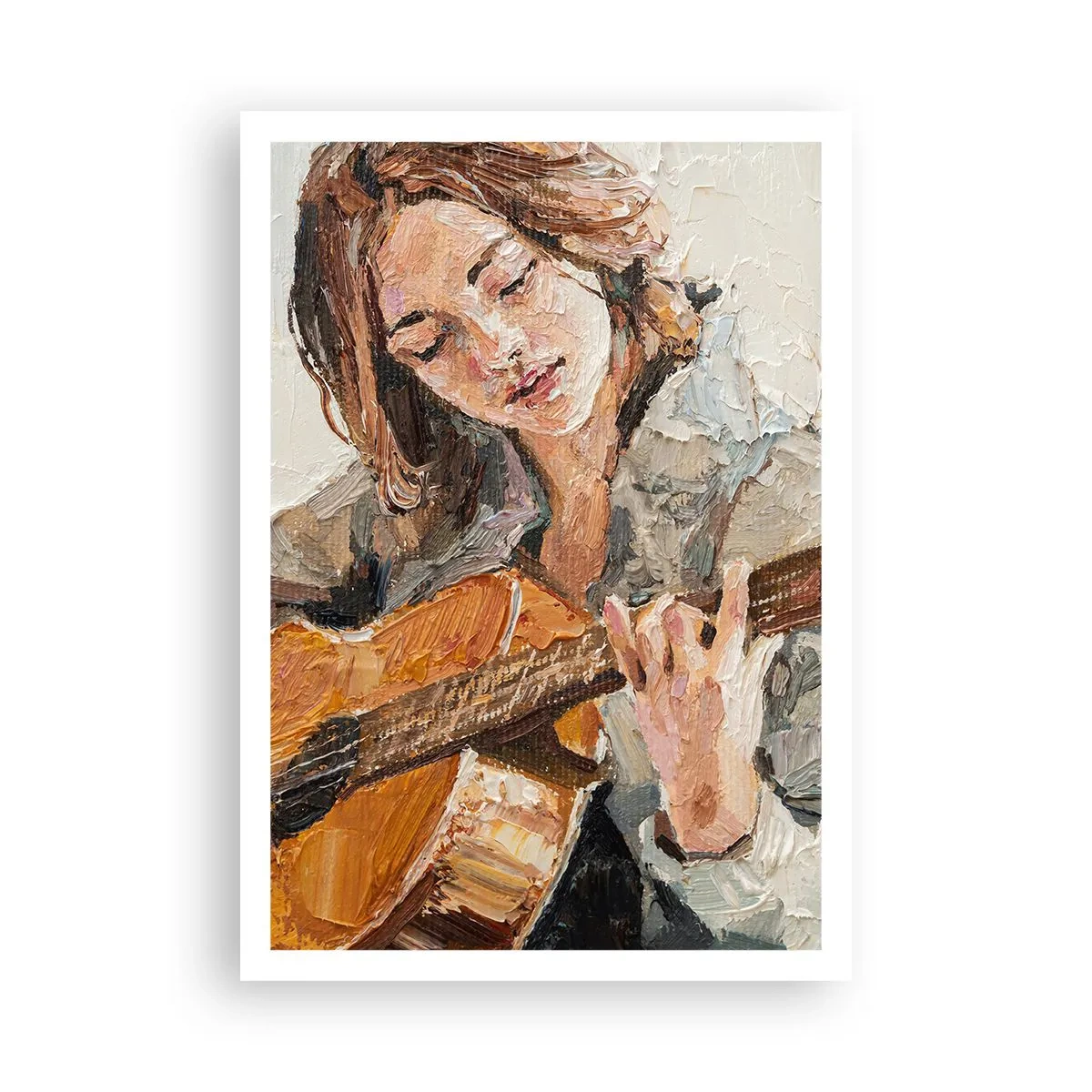 Plakat - Koncert for guitar og et pigehjerte - 70x100 cm