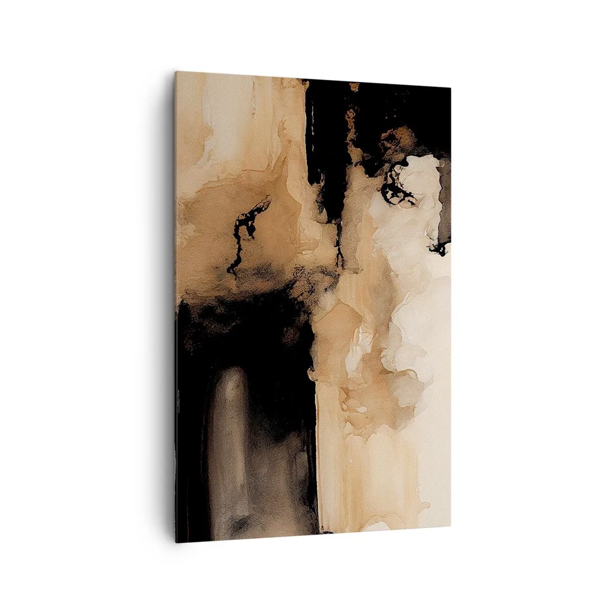 Lærredstryk - Billede på lærred - En spændende abstraktion - 80x120 cm
