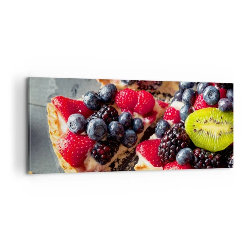 Lærredstryk - Billede på lærred - Dolce vita! - 100x40 cm