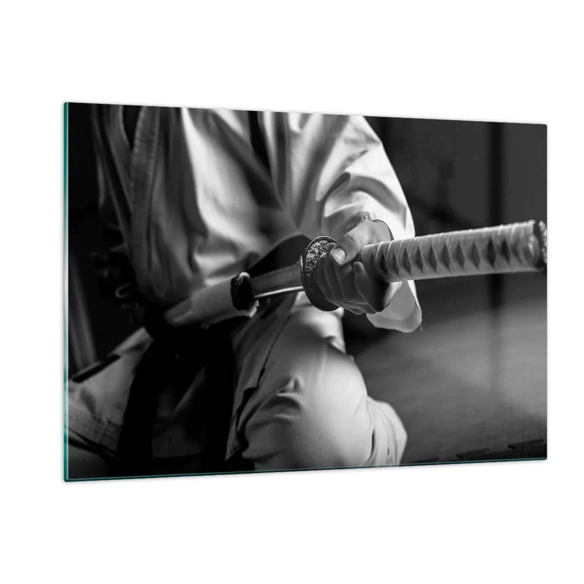 Billede på glas - En krigers sjæl - 120x80 cm