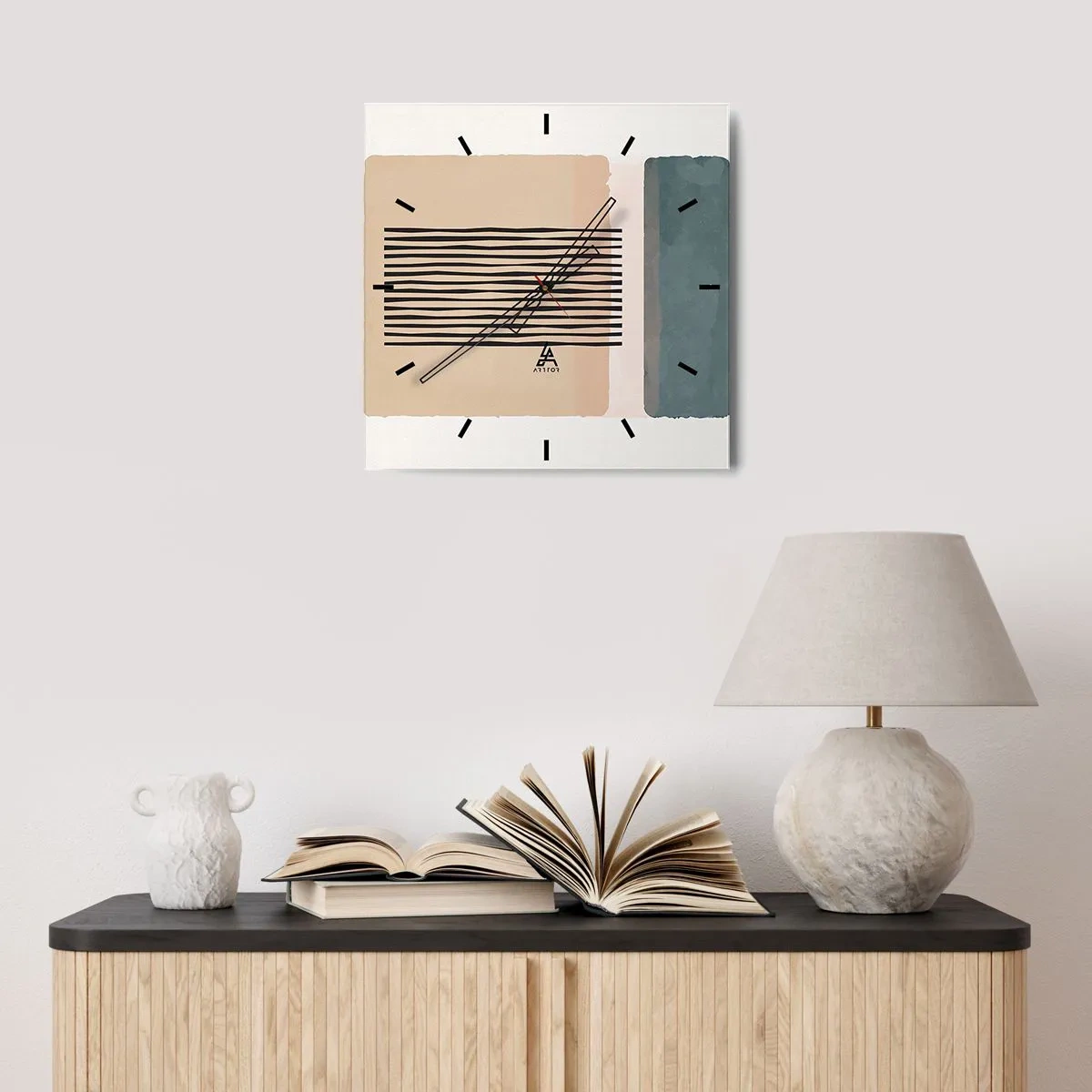 Vægur, Uret - Alt er i god stand - 40x40 cm