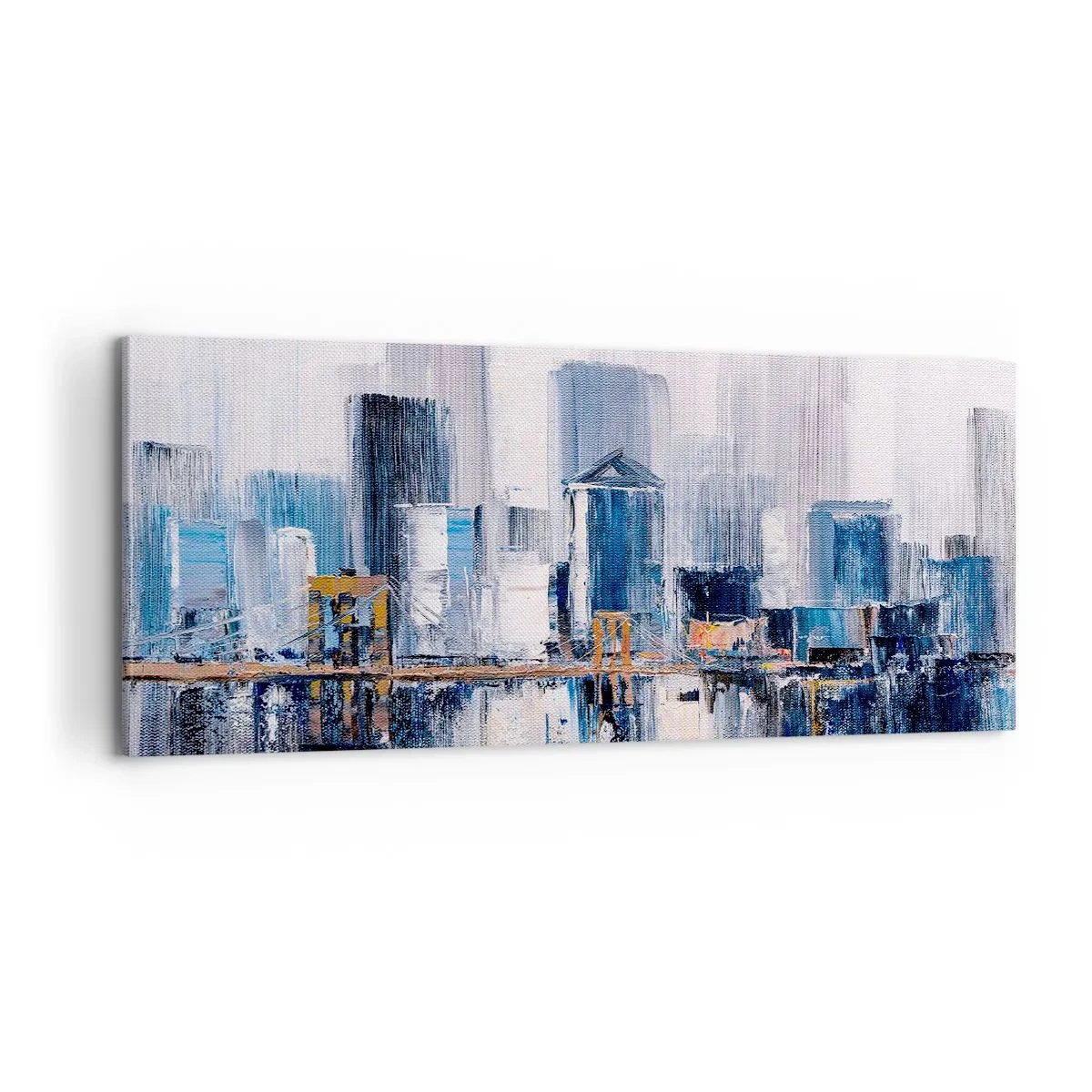 Lærredstryk - Billede på lærred - Indtryk fra New York - 100x40 cm