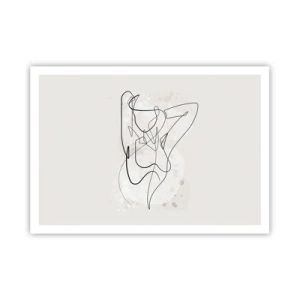 Plakat - Forførelsens kunst - 100x70 cm