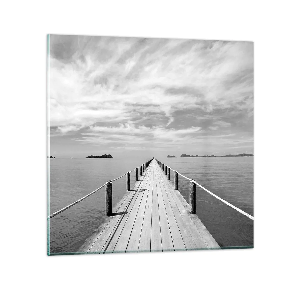 Billede på glas - Eller måske en rejse... - 60x60 cm