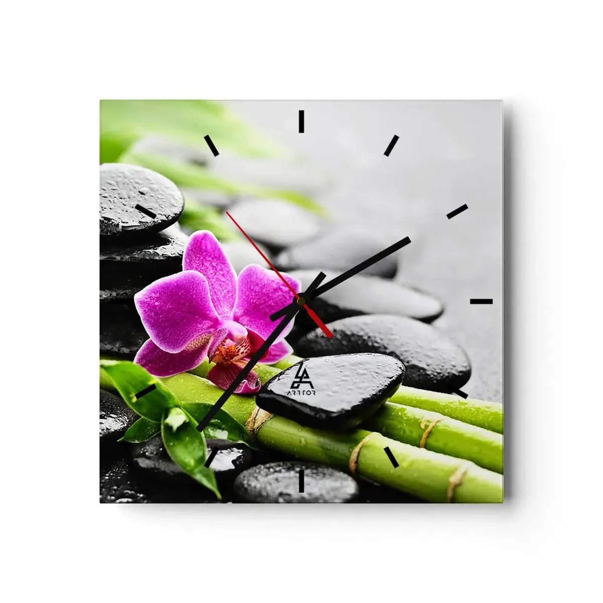 Vægur, Uret - I en fredelig balance - 40x40 cm