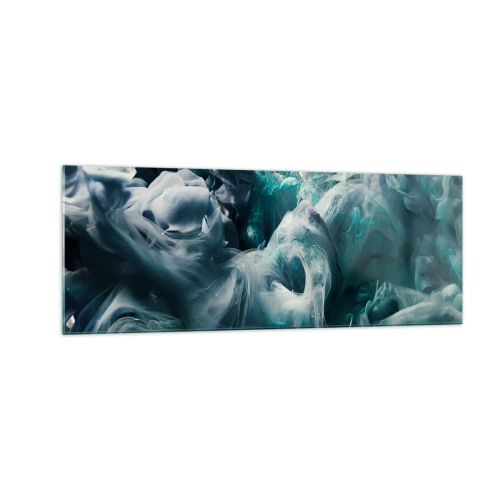 Billede på glas - Farvebevægelse - 140x50 cm