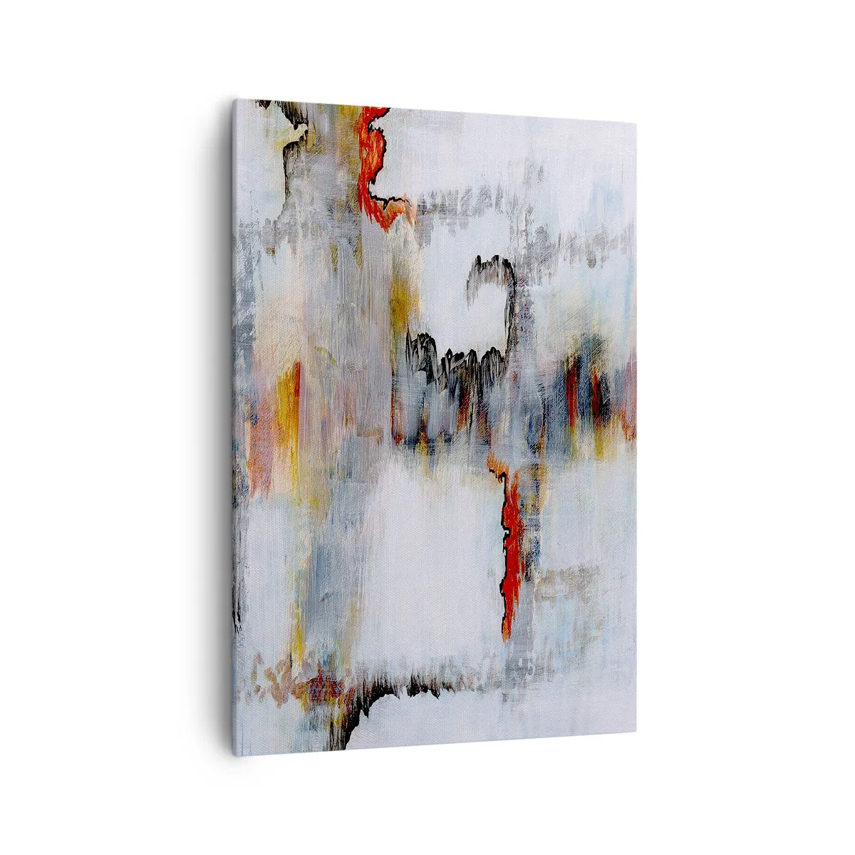 Lærredstryk - Billede på lærred - En pind på vandet - 70x100 cm