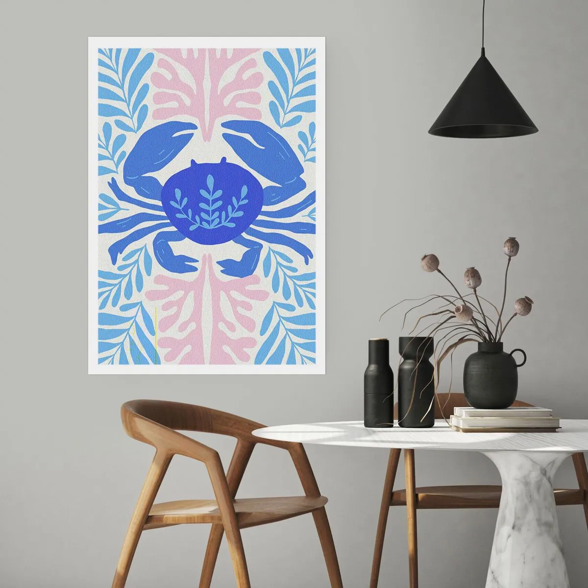 Plakat - Som en havblomst - 30x40 cm