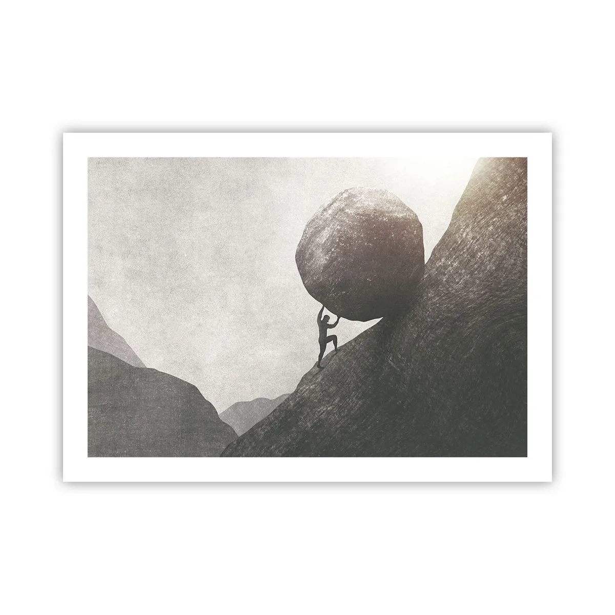 Plakat - Jeg tror mod al forventning - 70x50 cm