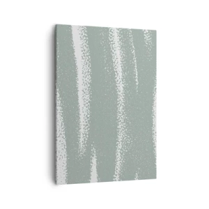 Lærredstryk - Billede på lærred - Abstraktion i vinterstemning - 50x70 cm