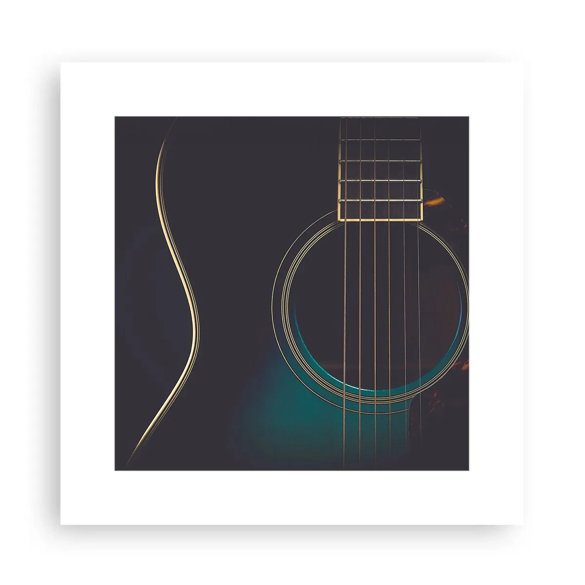 Plakat - Et øjeblik før det lyder - 30x30 cm