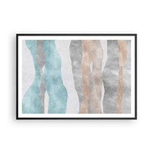 Plakat i sort ramme - En undersøgelse af intimitet - 100x70 cm