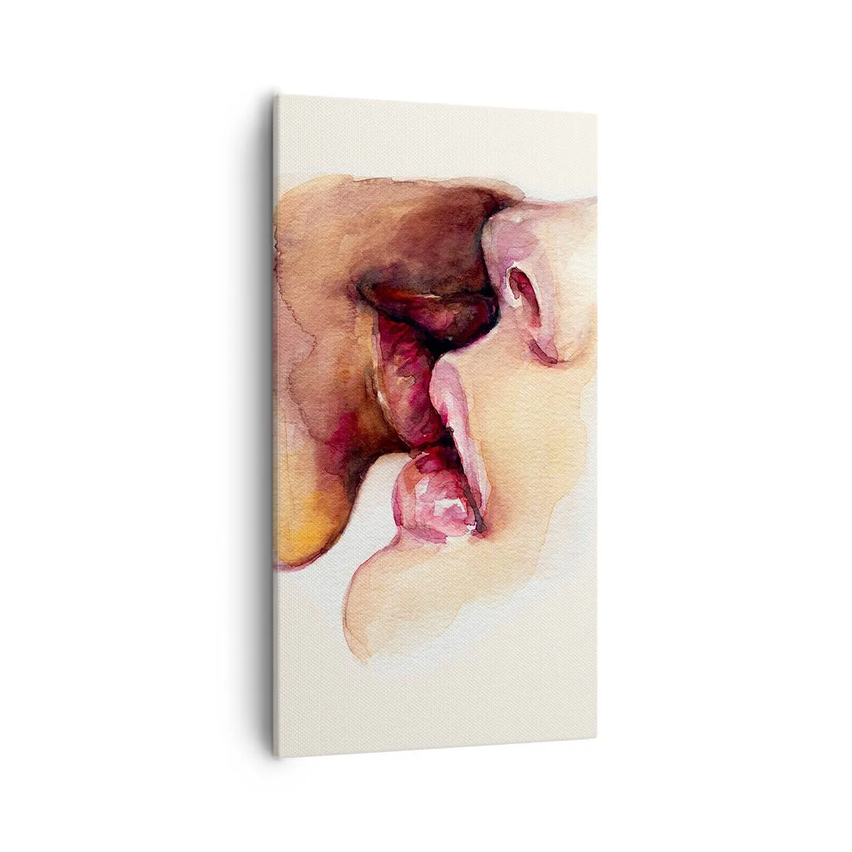 Lærredstryk - Billede på lærred - Som nat og dag, jord og himmel - 55x100 cm