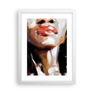 Plakat i hvid ramme - Stolthed uden fordomme - 30x40 cm