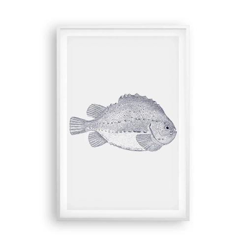 Plakat i hvid ramme - Til naturforskerens album - 61x91 cm