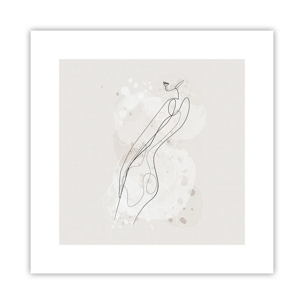 Plakat - At forvilde sig med blikket - 30x30 cm