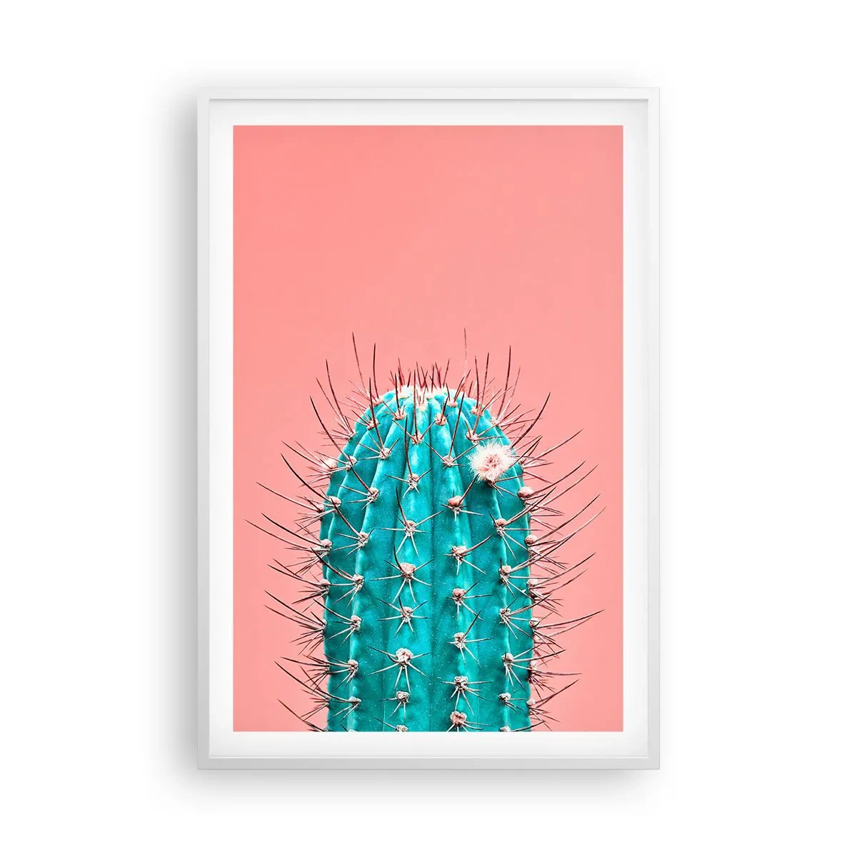 Plakat i hvid ramme - Bare se - 61x91 cm