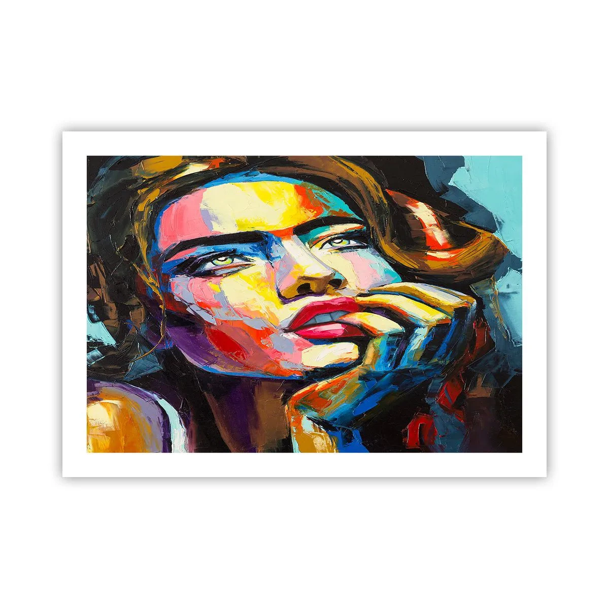 Plakat - Drømme som fugle svæver gennem himlen - 70x50 cm