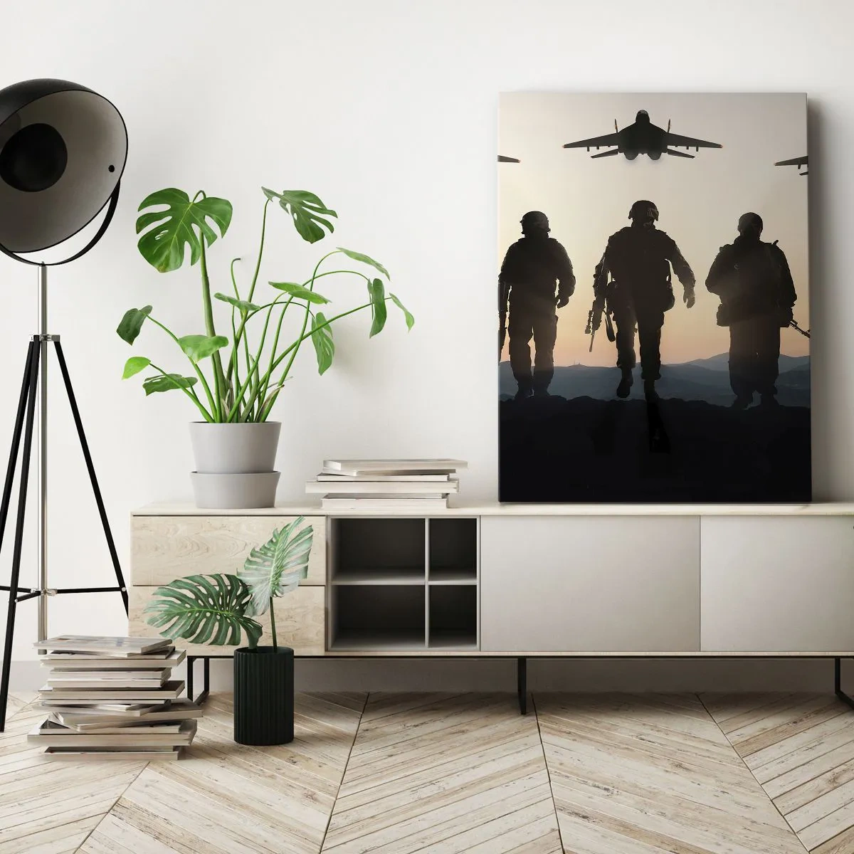 Lærredstryk - Billede på lærred - Velkommen til vores verden - 70x100 cm