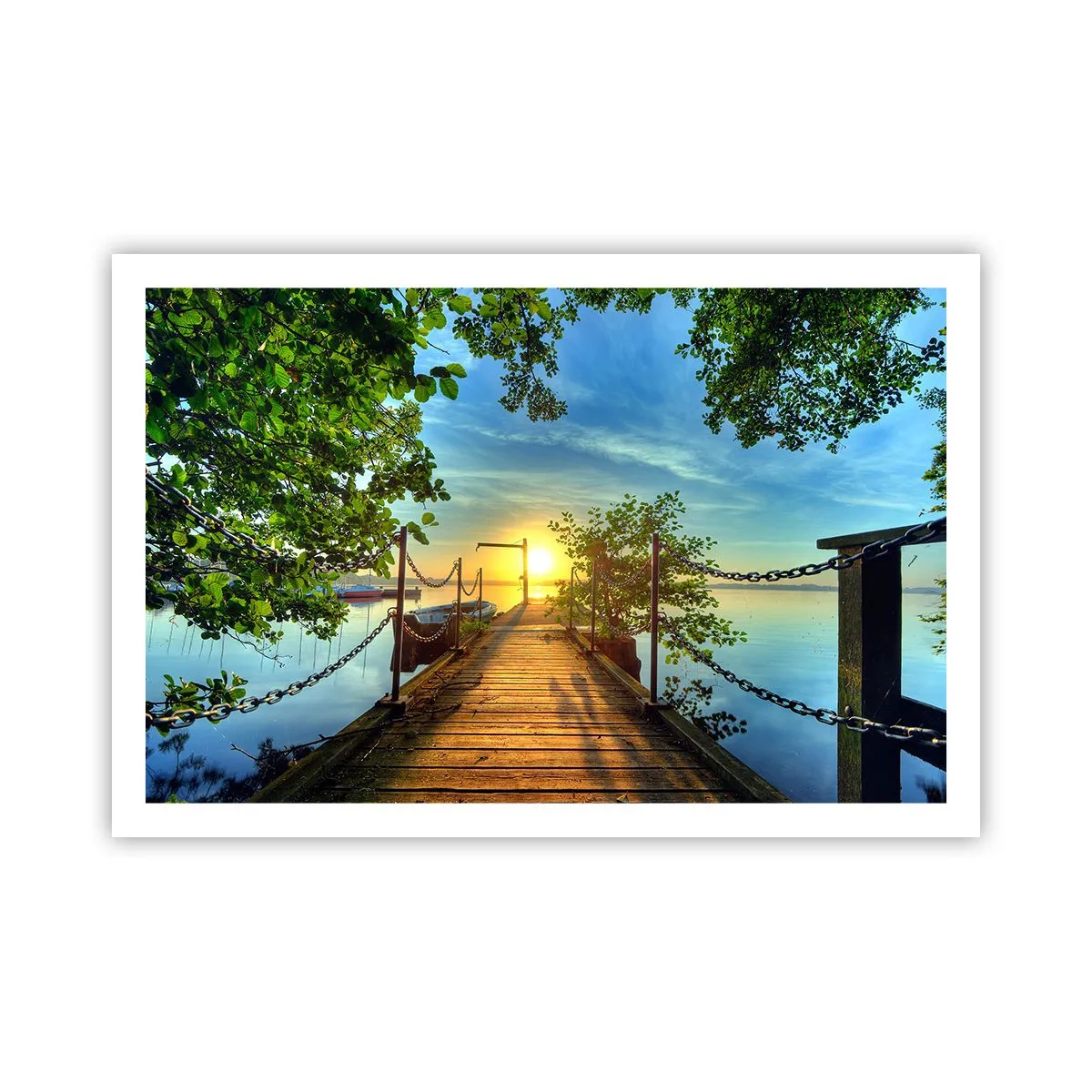 Plakat - Mod vest ved vandet - 91x61 cm