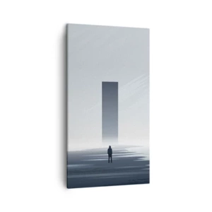 Lærredstryk - Billede på lærred - Mulighed eller trussel? - 45x80 cm