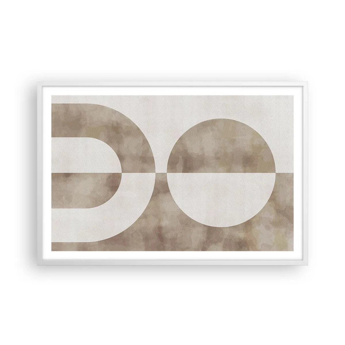 Plakat i hvid ramme - Ligheder og forskelle - 91x61 cm