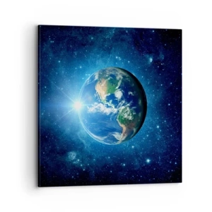 Lærredstryk - Billede på lærred - Vi er i himlen - 70x70 cm