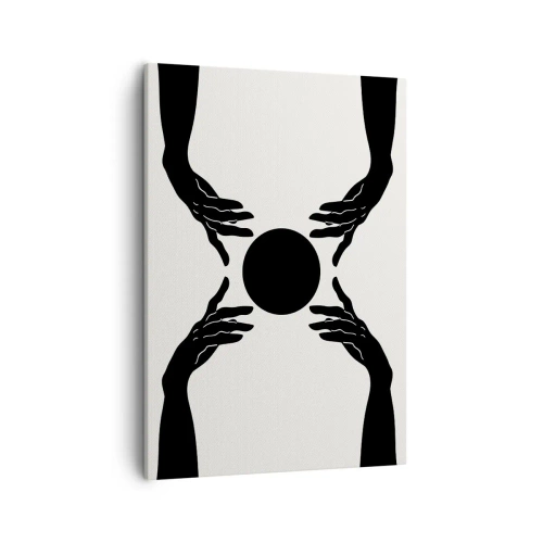 Lærredstryk - Billede på lærred - Et hemmeligt tegn - 50x70 cm