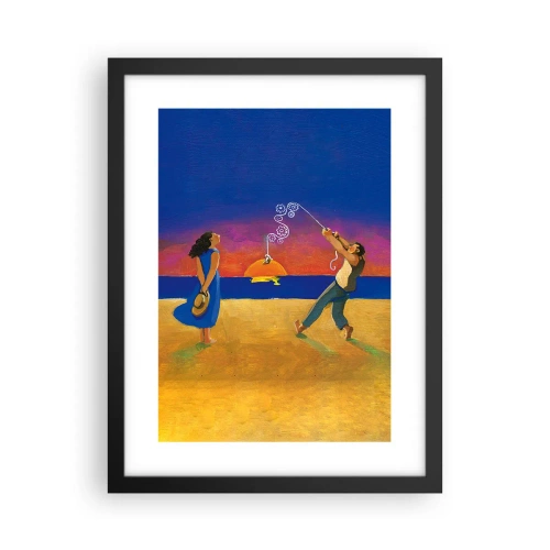 Plakat i sort ramme - Mere end en stjerne fra himlen - 30x40 cm