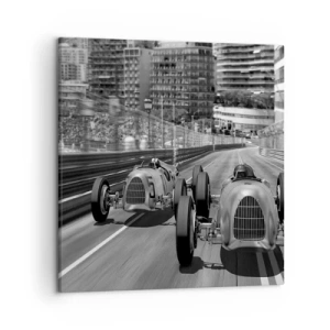 Lærredstryk - Billede på lærred - Der var engang i Monte Carlo - 50x50 cm