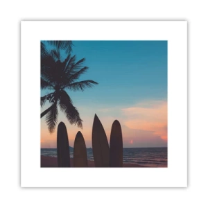 Plakat - I morgen bliver også sjovt - 30x30 cm