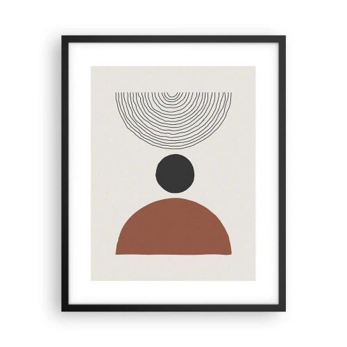 Plakat i sort ramme - I rampelyset - 40x50 cm