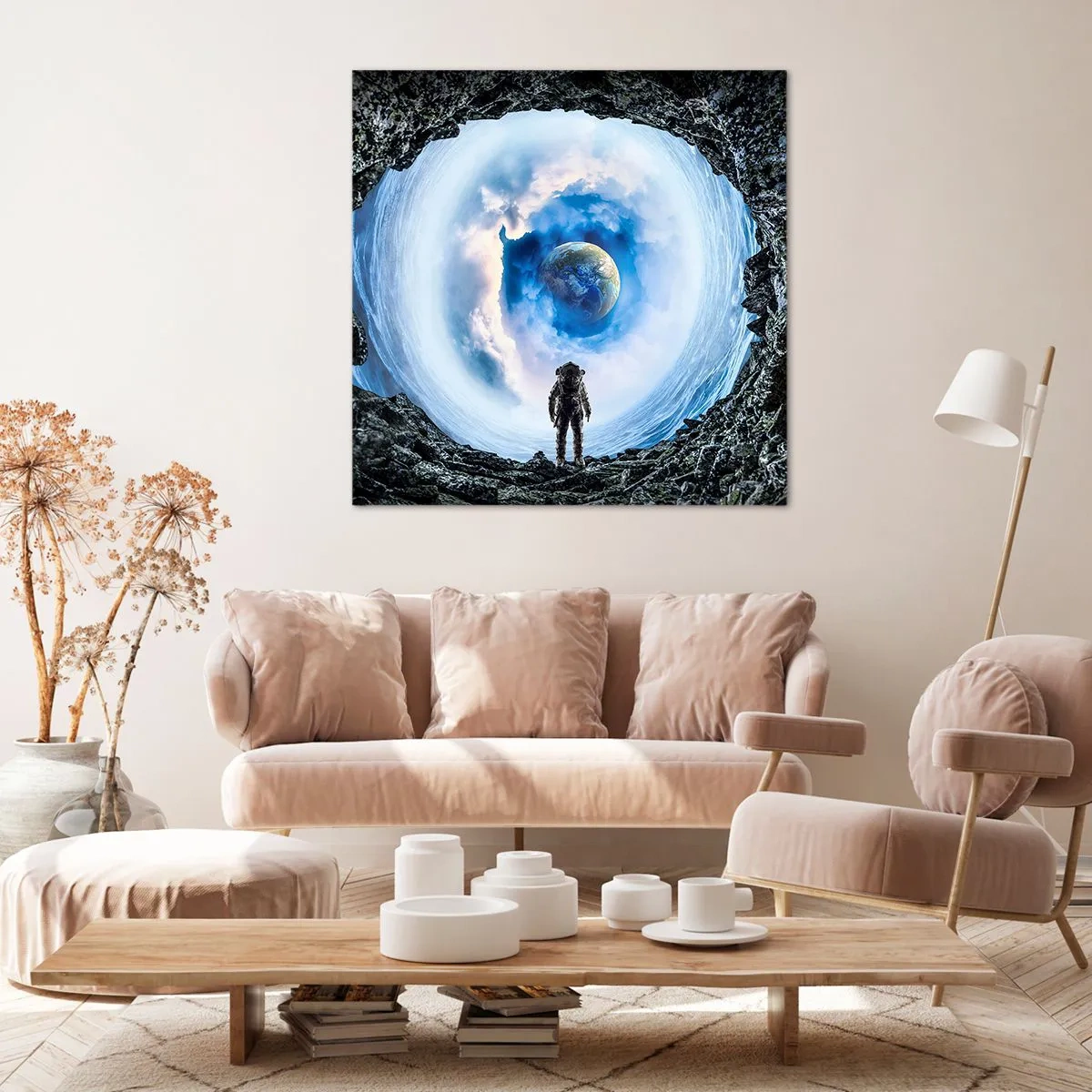 Lærredstryk - Billede på lærred - Ikke langt hjemmefra - 60x60 cm