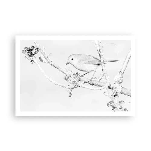 Plakat - Vintermorgen - 91x61 cm