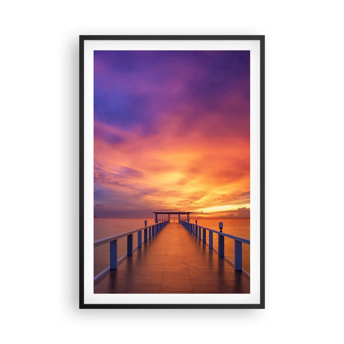 Plakat i sort ramme - Uden ende - 61x91 cm