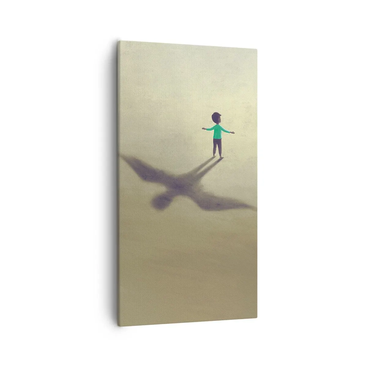 Lærredstryk - Billede på lærred - Fremtidens helt - 55x100 cm