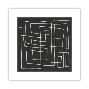 Plakat - Ikke helt så enkel - 30x30 cm
