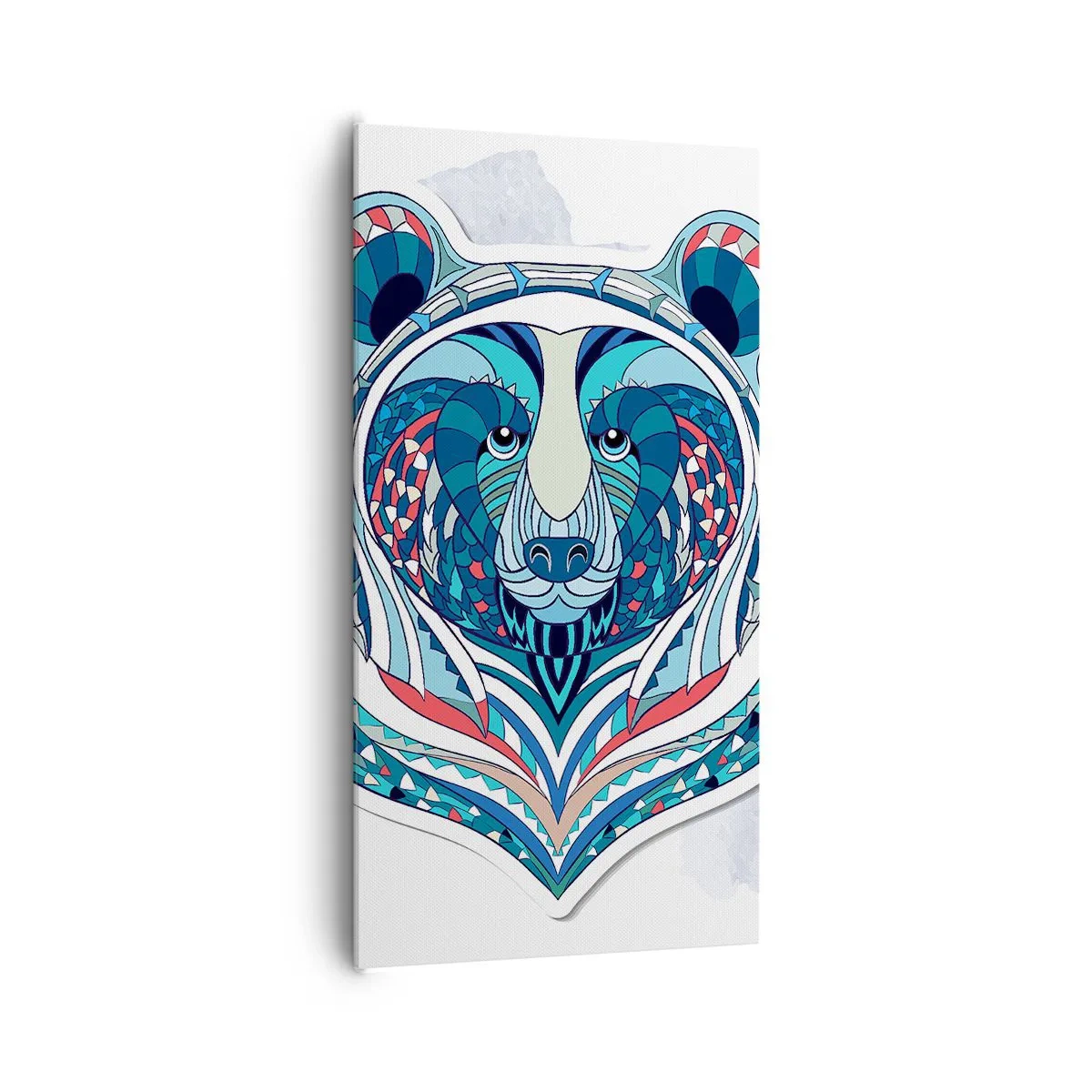 Lærredstryk - Billede på lærred - Eviva Grønland! - 65x120 cm