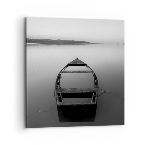 Lærredstryk - Billede på lærred - Længsel og melankoli - 70x70 cm